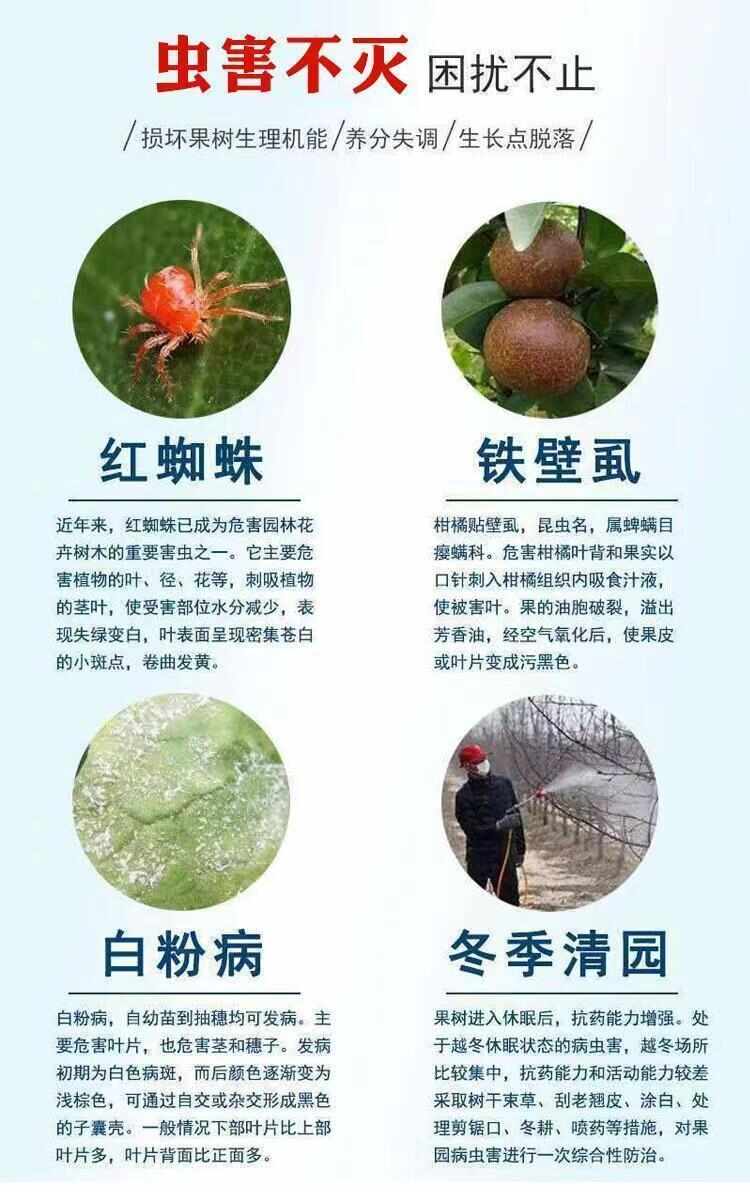 石硫合剂果园清园果树清园剂苹果梨树干防虫涂白剂红蜘蛛正品批发