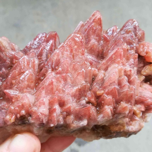 天然园林装饰石头摆件方解石晶体奇石