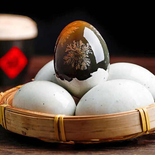 尉氏县松花皮蛋，无铅工艺，蛋黄香，蛋清硬实，厂家直发优质农产品