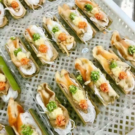 节节高蒜蓉竹蛏竹蛏王海蛏子加热即食半成品蒜蓉粉丝蛏酒店食材