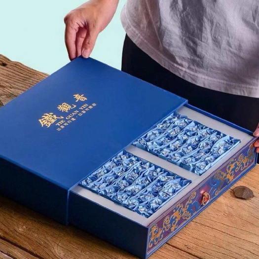 安溪县兰花香铁观音茶高山茶正味铁观音乌龙茶送人礼盒装