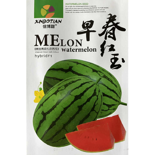 早红玉西瓜种子快递发货预包装品质种子夏季水果西瓜种籽