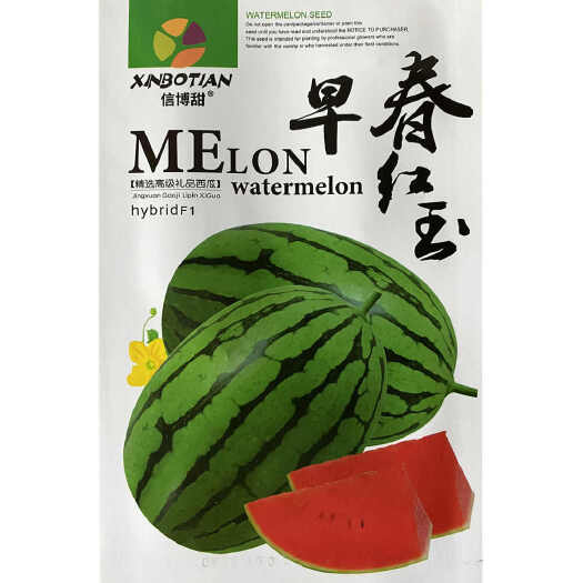 安仁县早红玉西瓜种子快递发货预包装品质种子夏季水果西瓜种籽
