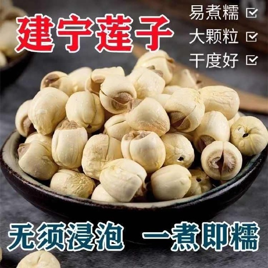 建宁县【建宁发货】福建建宁白莲子手工去芯白莲子建宁白莲子包邮