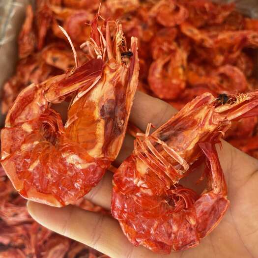 湛江九节虾干即食烤虾干休闲零食大软壳虾40 ～60头软壳斑节虾干