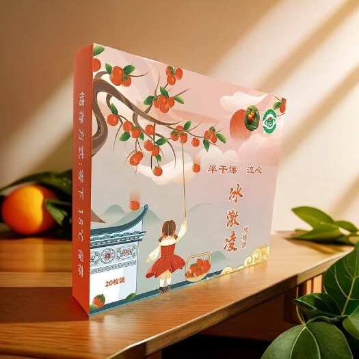 临朐县半干燥流心冰柿 1.5元一枚