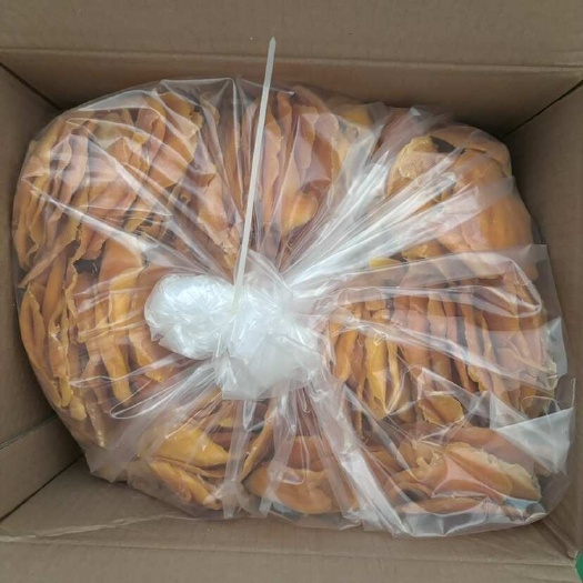 南宁越南红片芒果干10kg一箱批发口感偏甜适合电商分装零售