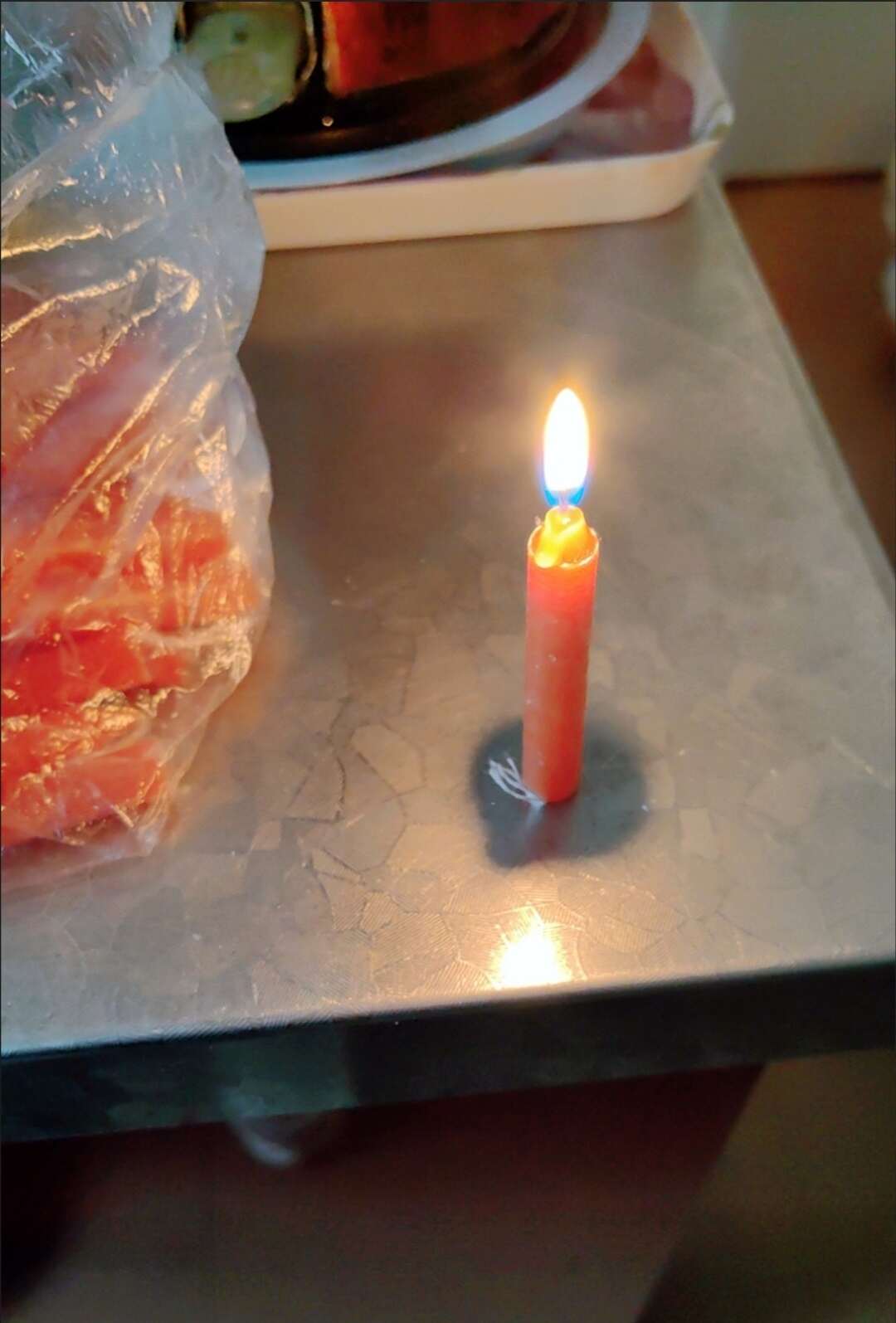 无烟红蜡烛