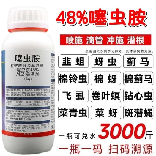 郑州48%噻虫胺韭蛆地蛆蒜蛆地下害虫稻飞虱蚜虫蓟马梨木虱内吸杀虫