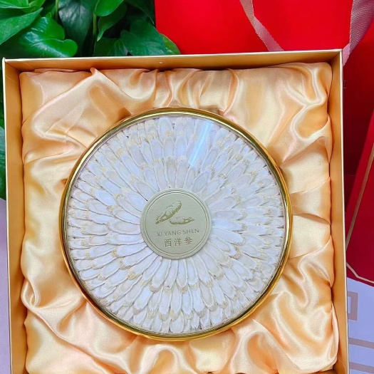 新年送礼 中国红 （花旗参）西洋参片礼盒