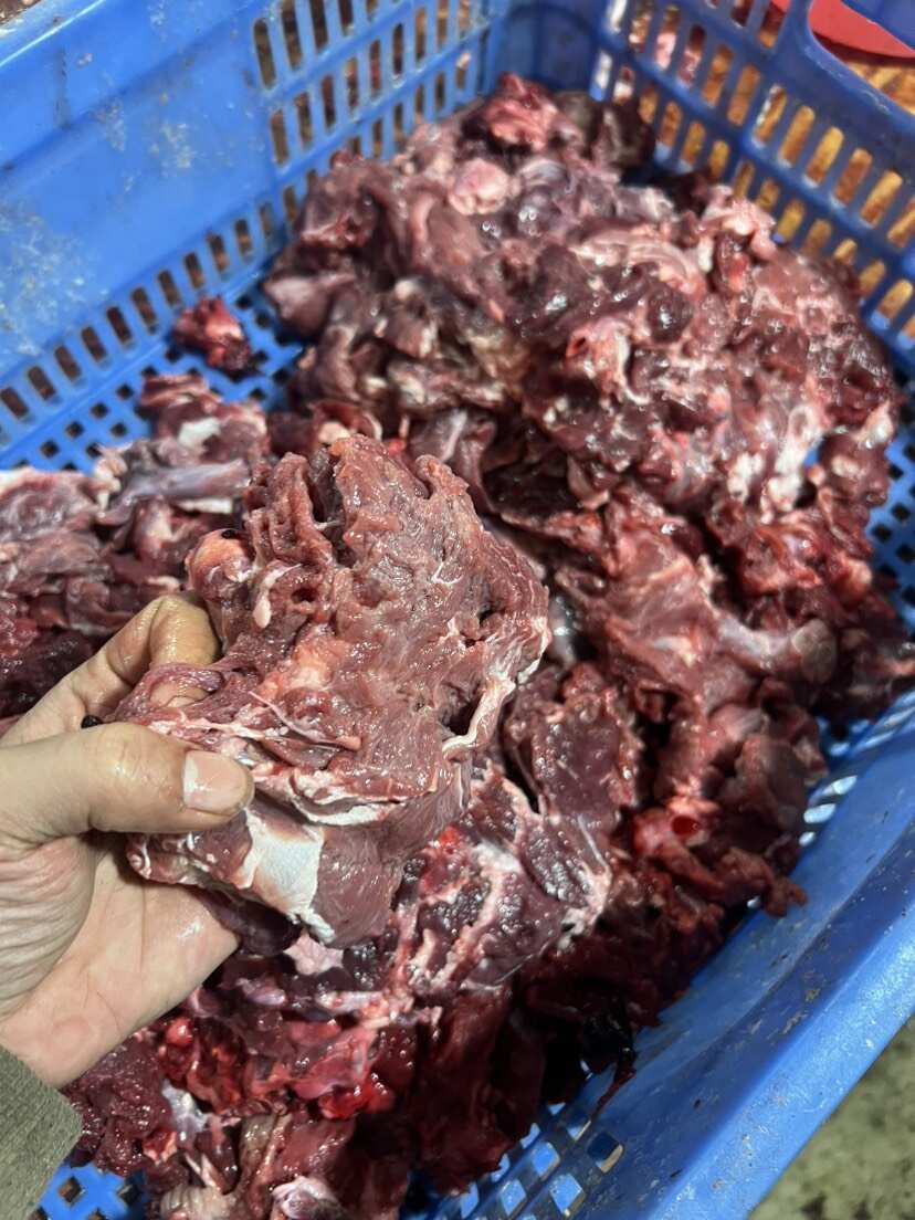 国产牛碎肉，干净干水无毛