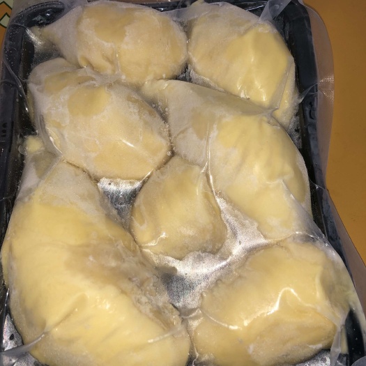 佛山金枕冻榴莲果肉900克托盘装/无托盘装（可定制） 树熟A果