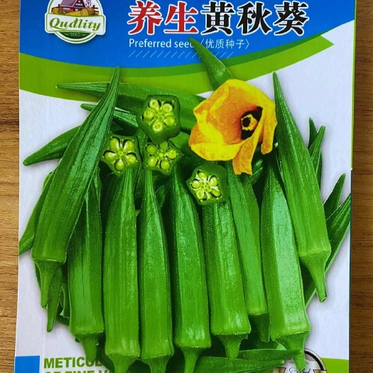 黄秋葵种子蔬菜种子四季养生不易老秋葵种子盆栽大田种植秋葵种子
