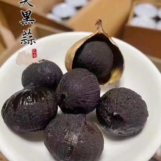 品质独头大个黑蒜发酵黑蒜即食煲汤养生零食