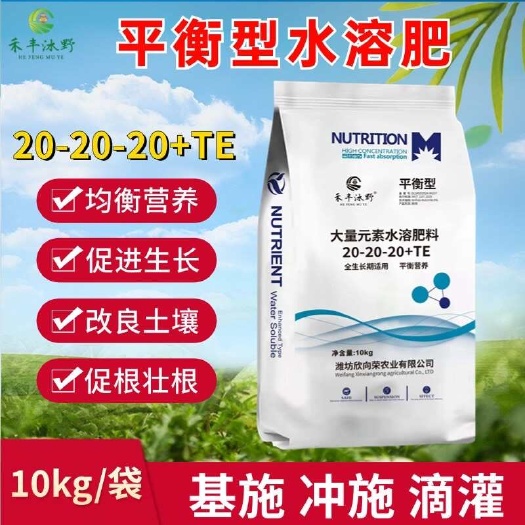 潍坊大量元素水溶肥平衡型20-20-20+TE