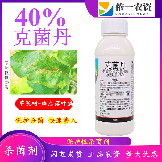 潍坊40%克菌丹 炭疽百粉叶斑褐斑锈病防治杀菌剂美化果面