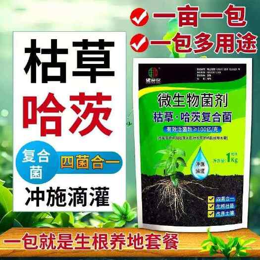 潍坊枯草哈茨复合菌一体菌肥 枯草芽孢杆菌肥料生根壮苗抗板结