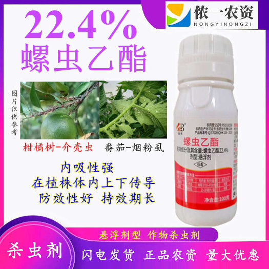 长沙螺虫乙酯 蚧壳虫梨木虱蓟马蚜虫粉虱绿叶蝉农药杀虫杀卵剂