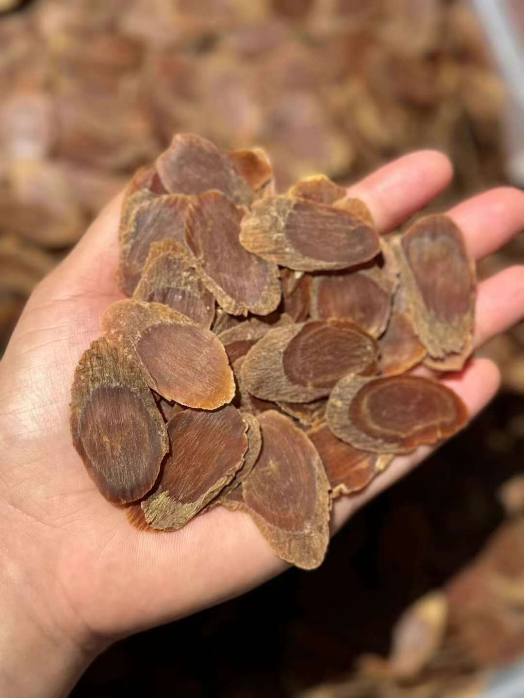 无糖红参片，全检干货，含量达标国家药典标准