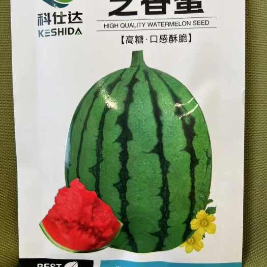 夏邑县芝香蜜礼品西瓜种子，早熟，糖度14