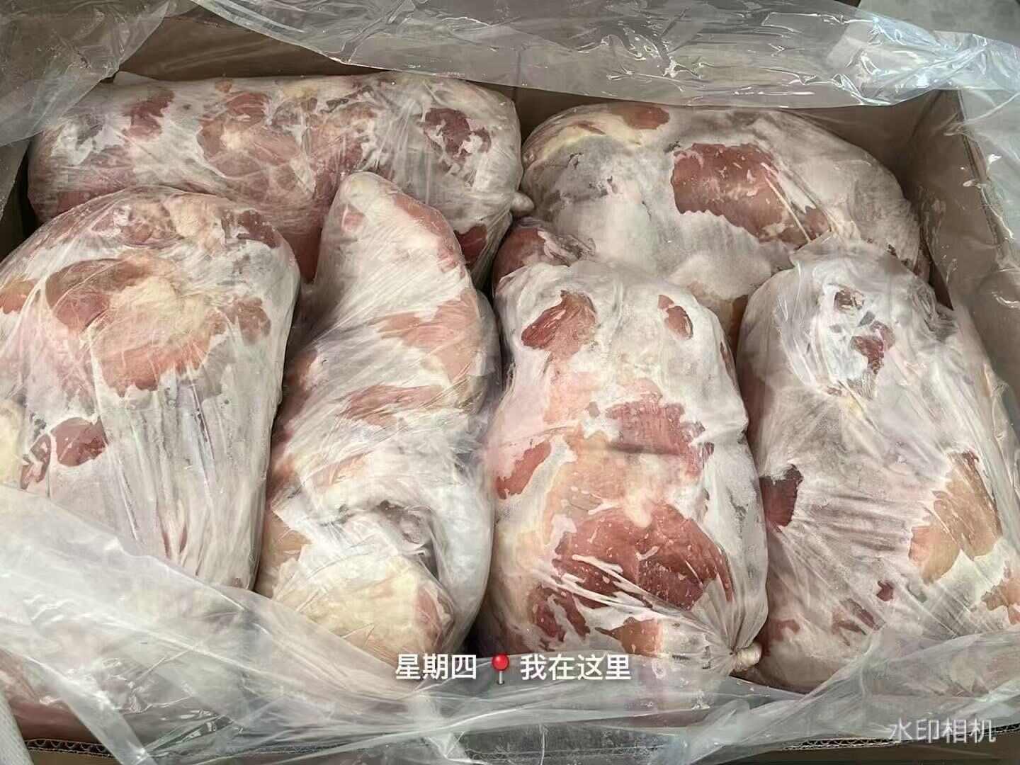 大红门二号肉，济南加州提24.06月生产日期50吨