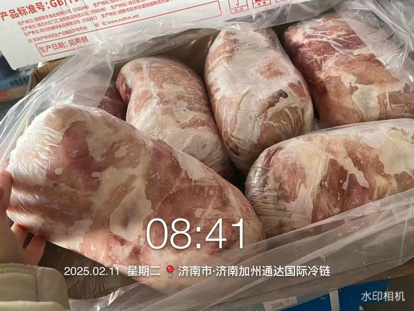 大红门二号肉，济南加州提24.06月生产日期50吨