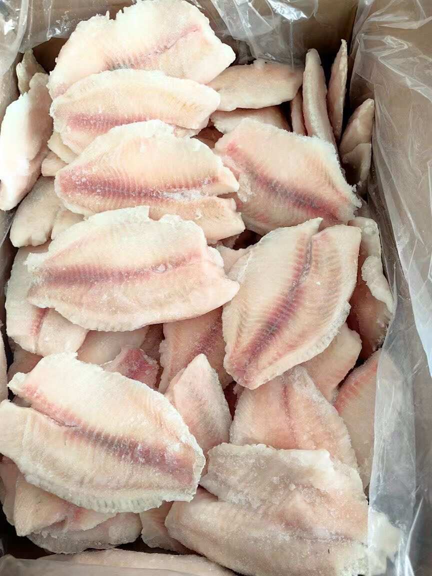 生鲷鱼片刺身鲷鱼鱼排无骨无刺鱼柳罗非鱼原味生鱼片海鲜批发商用