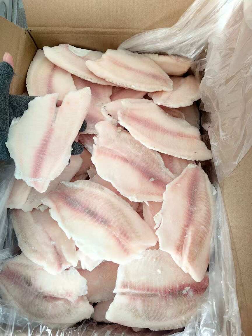 生鲷鱼片刺身鲷鱼鱼排无骨无刺鱼柳罗非鱼原味生鱼片海鲜批发商用