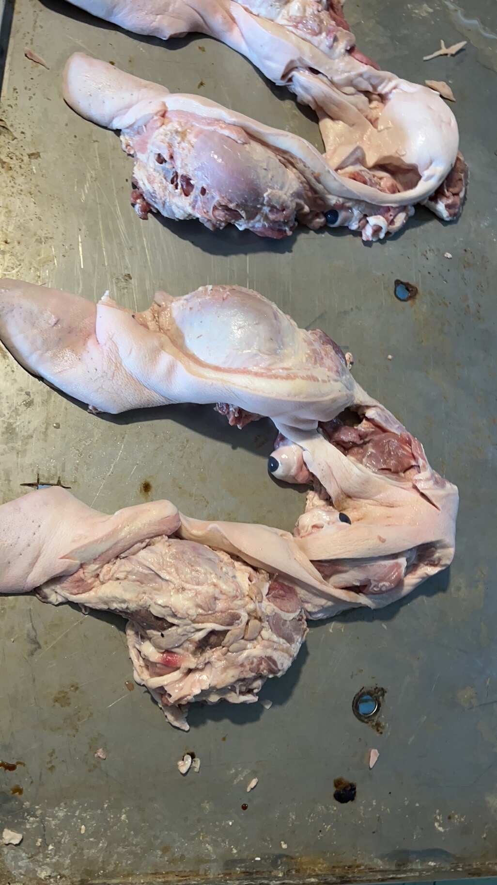 鲜冻生猪头肉