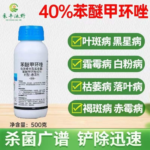 潍坊苯醚甲环唑40%内吸性强杀菌剂叶斑病白粉病枯萎病赤霉病