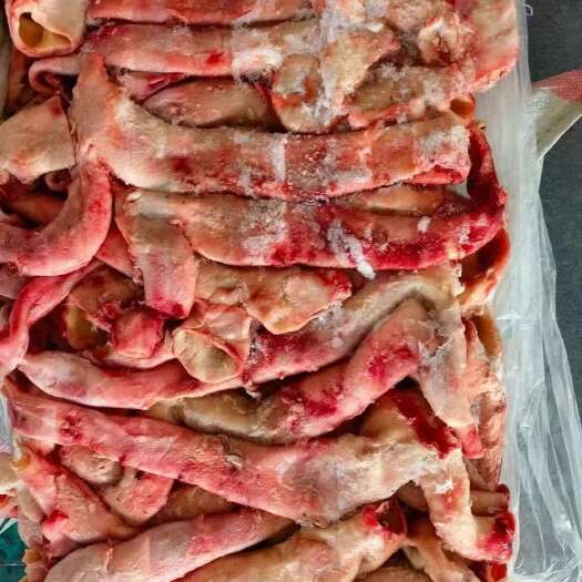 郑州国产纯干牛心管牛黄喉国产鲜冻牛血管，精修无油全国发货 无油