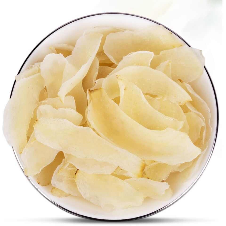 兰州百合干无硫干货食用特甜白合干片农家自产放心食用包退换