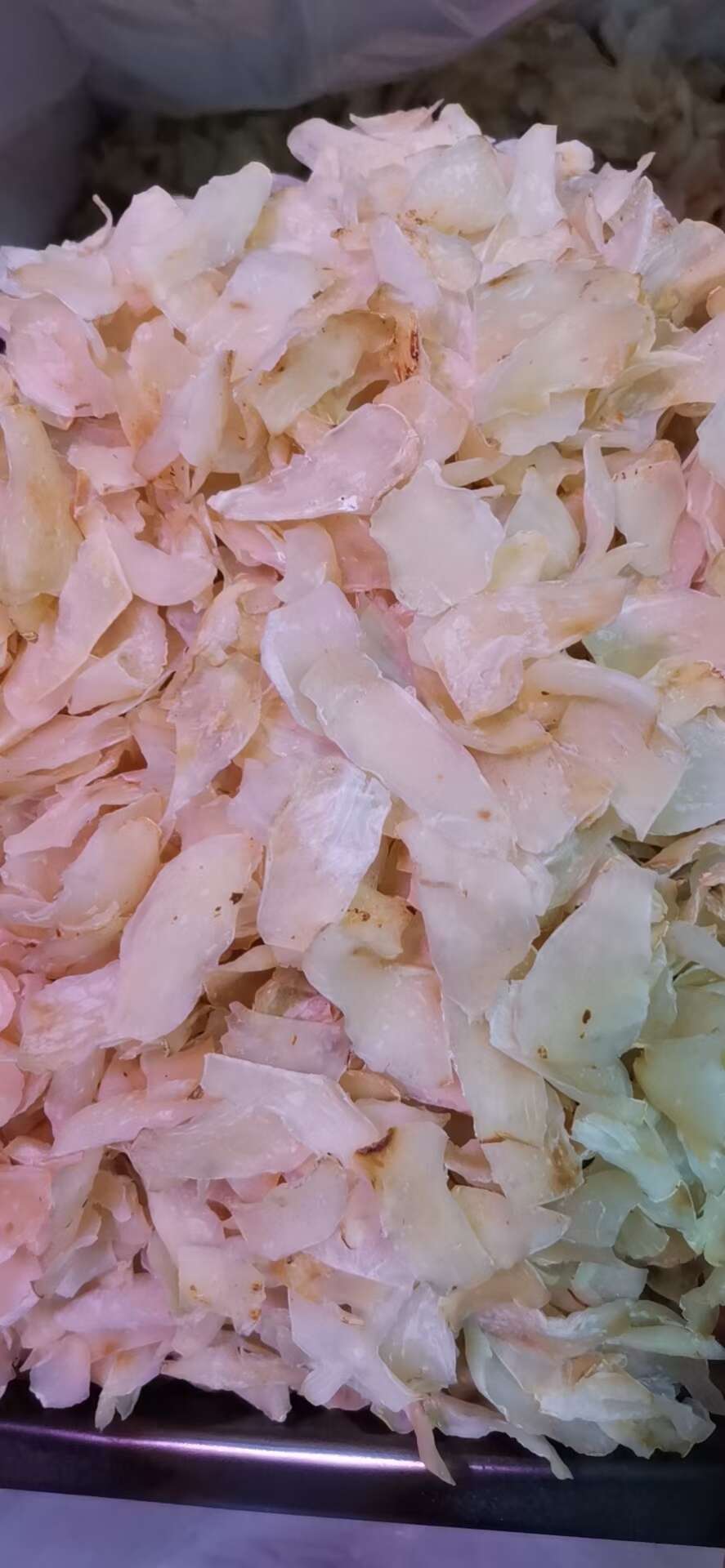兰州百合干无硫干货食用特甜白合干片农家自产放心食用包退换