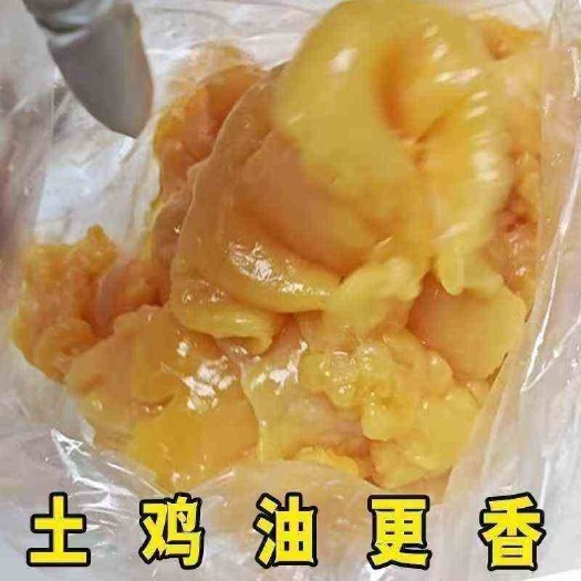 临沂新鲜黄油老母鸡油鸡板油包邮饭店生鸡油食用鸡油现杀速冻鸡油