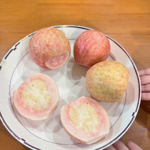 广州岭南名果增城胭脂四季红番石榴，口感：软糯香甜果香浓郁。