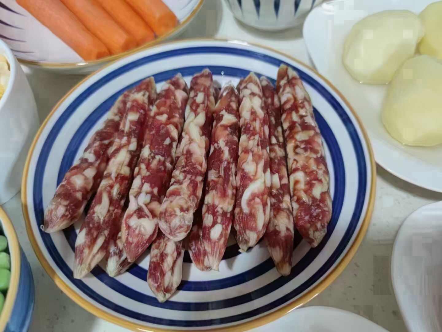广式腊肠/湛江安铺特色腊肠/咸香风味