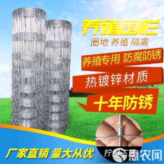 安平县热镀锌防锈围栏网牛栏网铁丝网养殖网拦牛羊果园防护圈