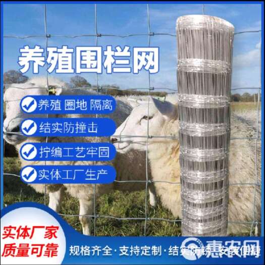 安平县热镀锌铁丝网防锈养殖围栏网批发牛栏网圈果园防护网