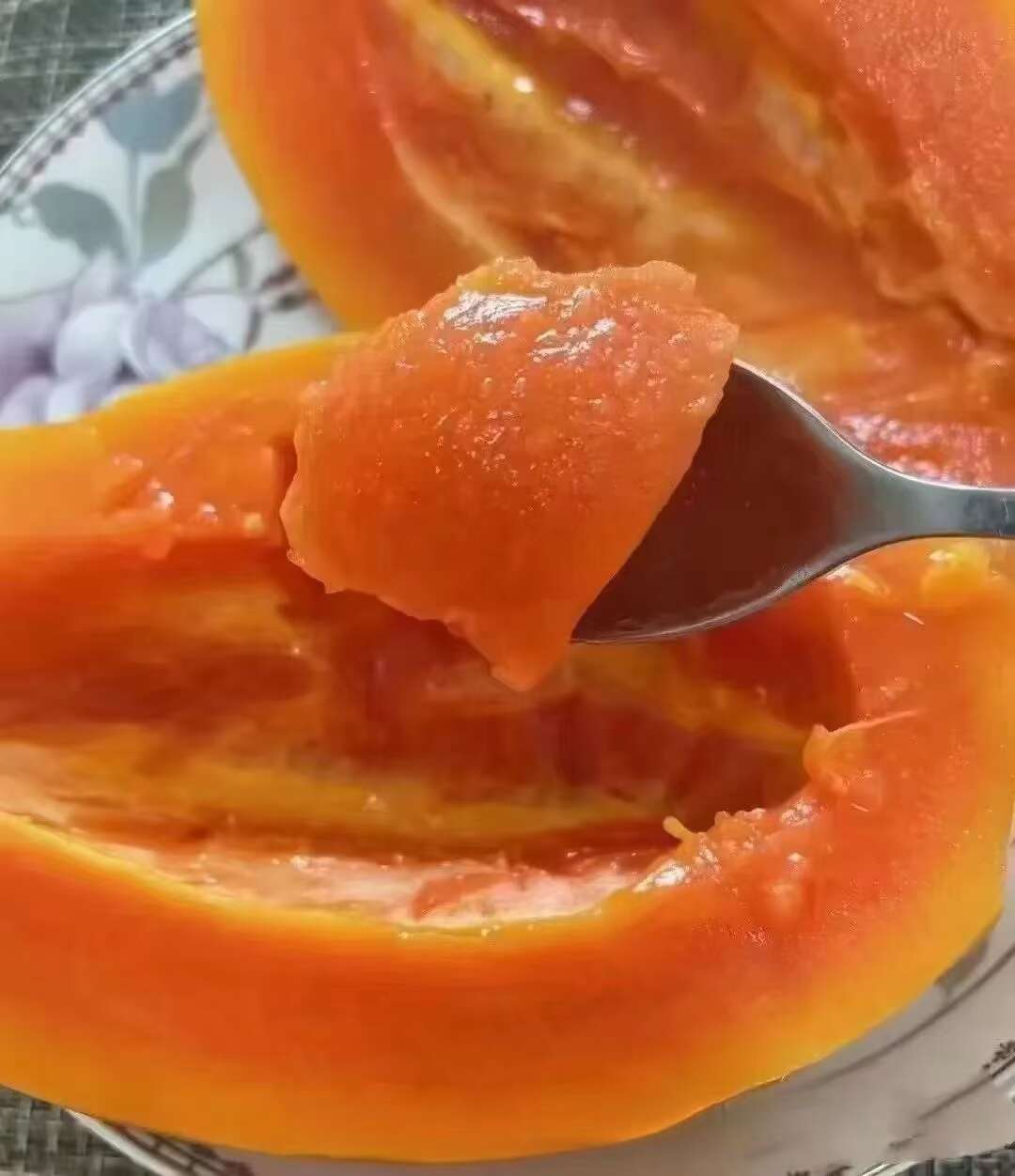 红心牛奶水果木瓜，果肉嫩滑香甜多汁