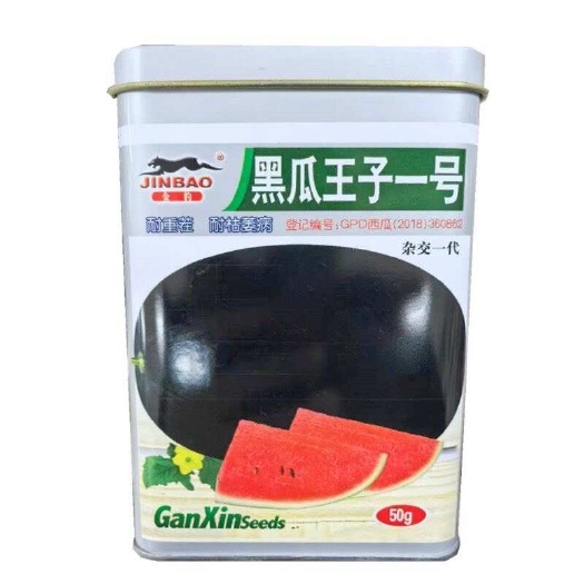 常德黑瓜王子一号 黑皮西瓜种籽正品优质耐热抗病大果西瓜种子