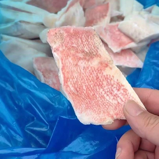 连云港无冰红鱼块去刺去骨商用石斑鱼肉食堂餐饮海鲜批发深海鱼石斑鱼片