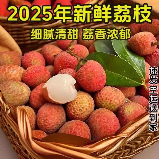 空运速发 桂花香荔枝新鲜包邮海南当季水果现摘现发当季妃子笑