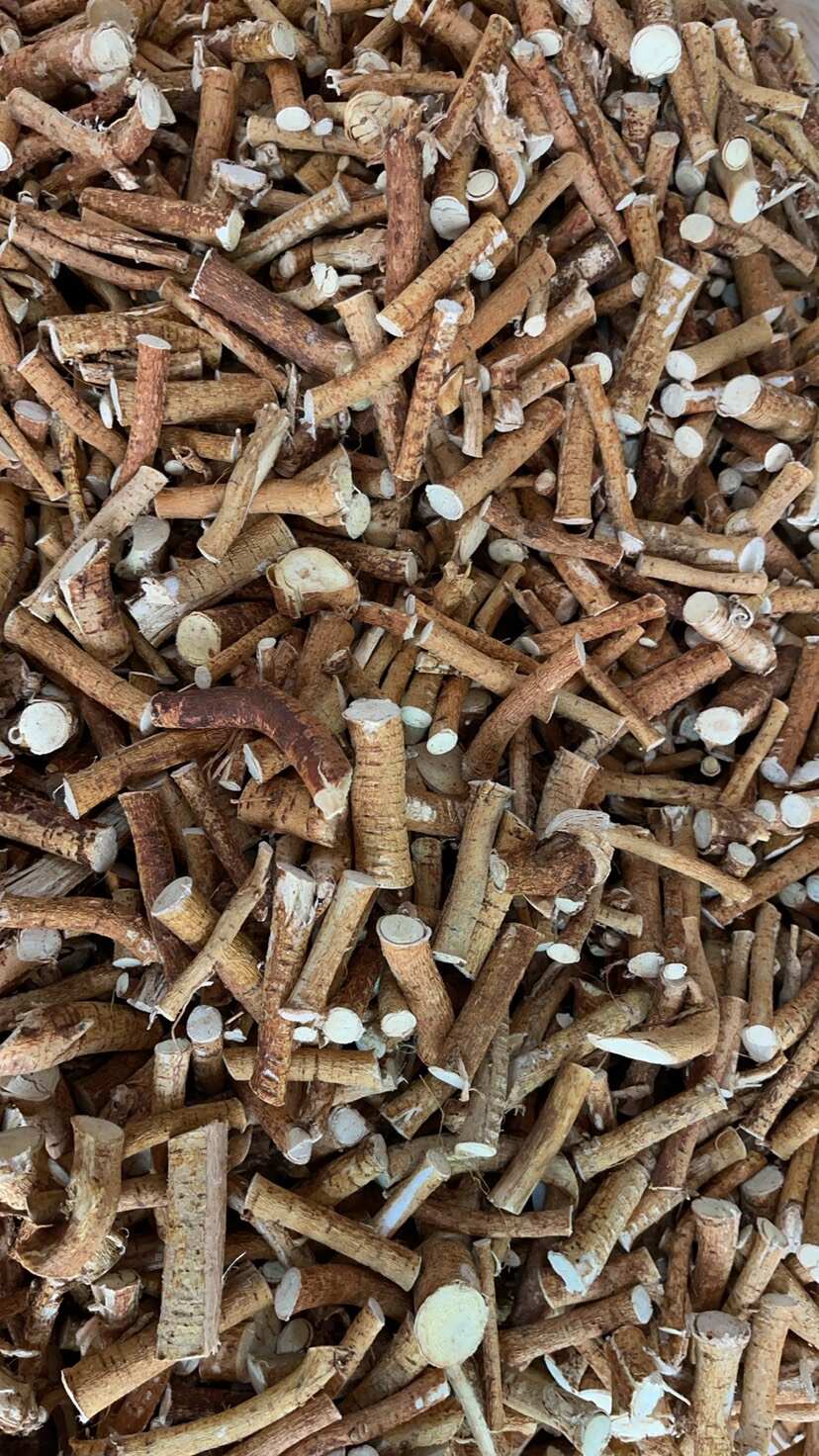 五指毛桃干货切粒，无硫，可煲汤或泡酒