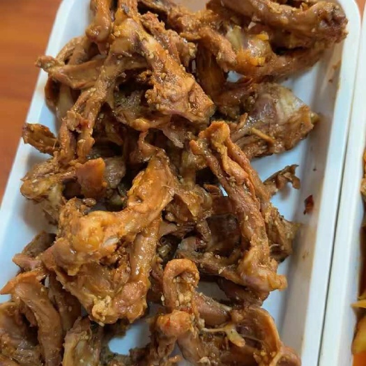 成都麻辣味鸭肉鸭架鸭锁骨