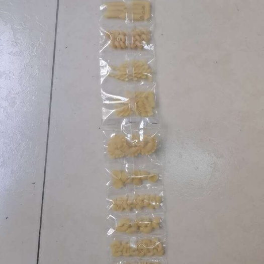 意大利空心粉系列产品螺纹粉扭扭粉两头尖贝壳粉弯粉花冠粉转转粉