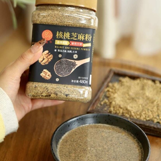 连云港手快有29.9到手1罐【闽龙达 | 核桃芝麻粉480g】