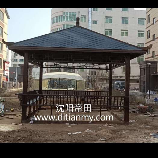 沈阳木材:防腐木:碳化木凉亭