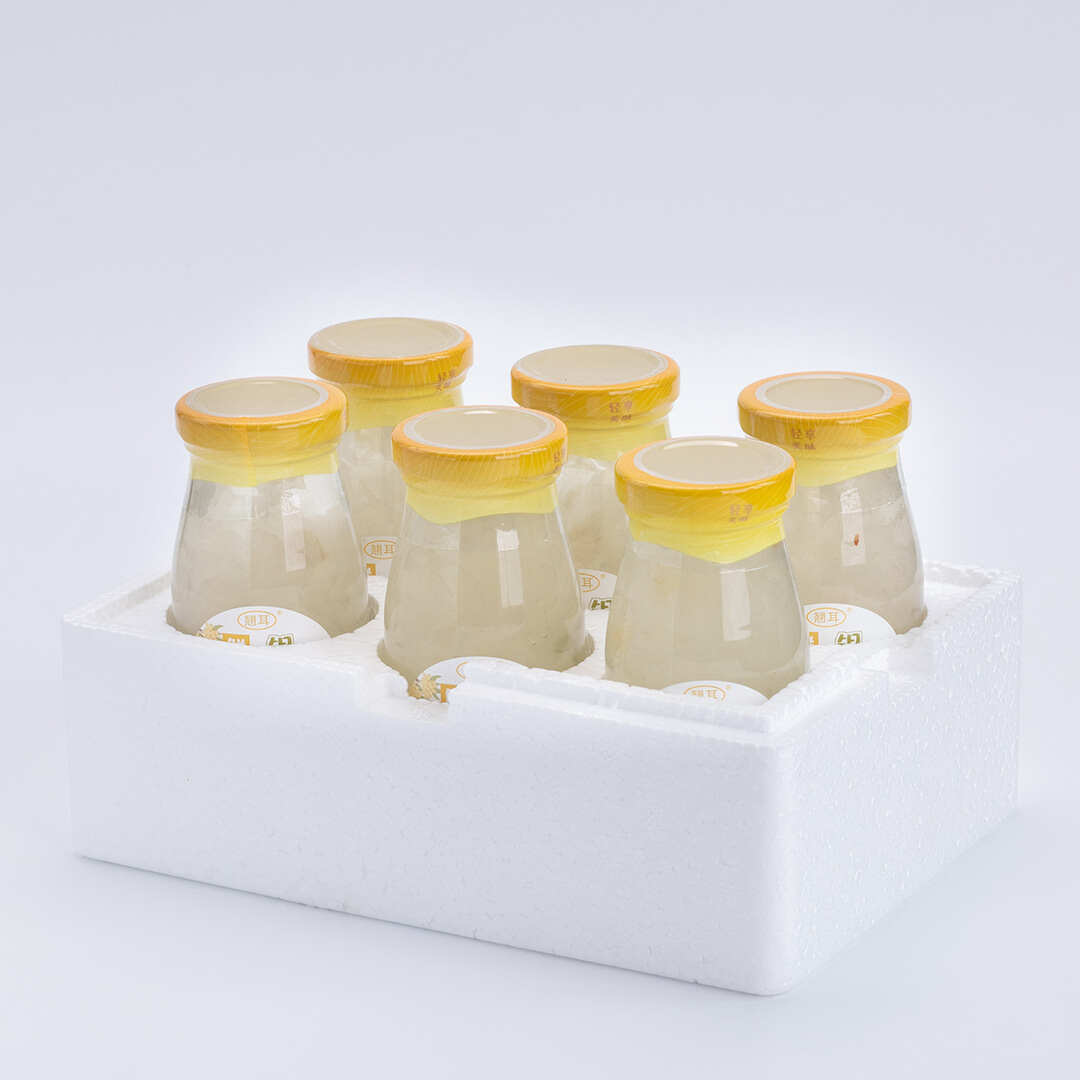 鲜炖本草银耳羹200g/瓶 三种口味任选 低，热量 肪