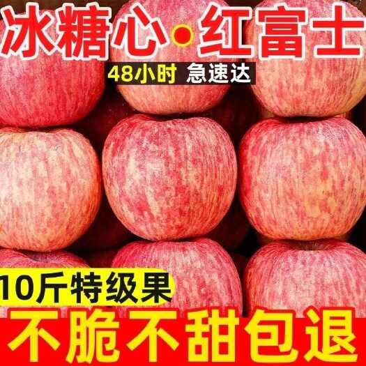 当季陕西洛川红富士苹果冰糖心新鲜水果大果批发一整箱脆甜