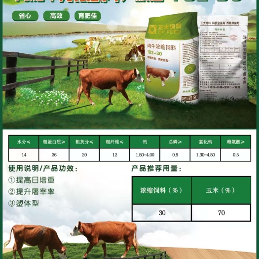 祁县正大育肥牛浓缩料